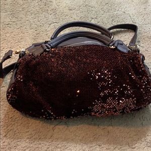 Sequin purse